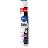 NIVEA Black &amp; White Invisible Clear spray anti-perspirant pentru femei 200 ml