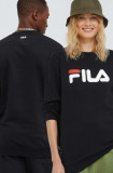 Fila bluza culoarea negru, cu imprimeu