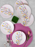 Set 6 platouri Spring Bud, Keramika, &Oslash;26 cm, ceramica, multicolor