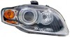Far Audi A4 (B7) 11.2004-09.2006 AL Automotive fata dreapta tip bec H7+H7 semnalizare portocalie cu motoras, AL Automotive Lighting