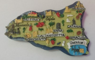 M3 C2 - Magnet frigider - tematica turism - Italia - 49 foto
