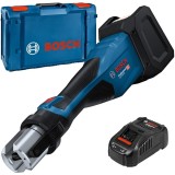 Bosch GPT 18V-32 + GAL 1880 CV - Aparat de presare fara acumulatori Li-Ion 18 V - Ah 32 kN 54-110 mm valiza speciala + Incarcator acumulatori