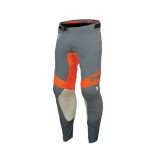 Pantaloni Motocross/Enduro Thor Prime Analog gri cu portocaliu