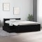 vidaXL Cadru de pat cu sertare, negru, 90x200 cm 3103487