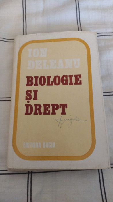 Biologie si drept - Ion Deleanu