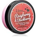 I Love Strawberries &amp; Cream unt pentru corp Raspberry &amp; Blackberry 200 ml