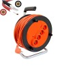 Prelungitor Rola APF&reg; 50m, 4 Prize, 2x2.5mm&sup2;, Protectie Supraincalzire, Cupru, IP20, 3300W