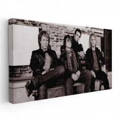 Tablou afis Bon Jovi trupa rock 2398 Tablou canvas pe panza CU RAMA 40x80 cm