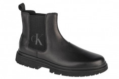 Ghete Chelsea Calvin Klein Lug Mid Chelsea Boot YM0YM00239-BEH negru foto