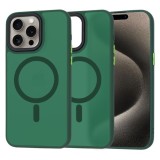 Husa pentru iPhone 15 Pro Max - Techsuit HaloFrost&nbsp;MagSafe Series - Midnight Green
