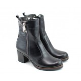 Ghete dama casual, imblanite, din piele naturala GD206N