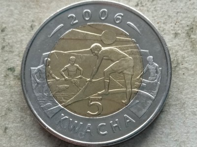 MALAWI-5 KWACHA 2006 foto