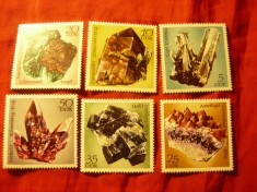 Serie DDR 1972 - Minerale, 6 valori foto