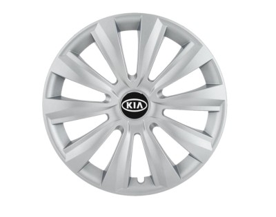 Set 4 capace roti Delta cromat R14 pentru gama auto Kia foto