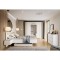 Set dormitor, alb/stejar artisan, 160x200, FLORENSE