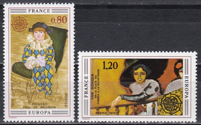 Franta 1975 - Europa CEPT - Picturi, MNH