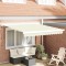 vidaXL Marchiza manuala retractabila crem 300x250 cm
