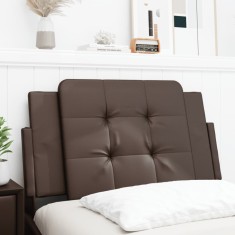 vidaXL Pernă pentru tăblie pat, Zadar, maro, 90 cm, piele artificială 374838