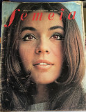 Revista Femeia nr. 10 / 1968 cu coperta verso semnătura și foto Florin Piersic