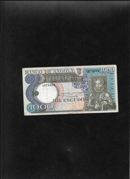 Angola 1000 escudos 1973 seria78996