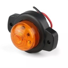 Lampa pentru gabarit cu led 12v-24v, galben ( o fata luminaoasa)