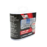 Becuri Halogen H4 100W Carguard, +130% Intensitate, Long Life, Set 2 buc, Alb Xenon