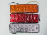 Cumpara ieftin Lampa laterala 12 LED-uri 24v lumina rosie