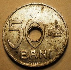 R.019 ROMANIA 50 BANI 1921 foto