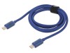 Cablu USB 2.0 USB C 1,2m albastru 100W, Baseus
