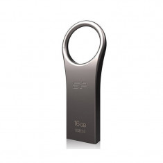 Memorie USB Silicon Power Jewel J80 16GB USB 3.0 Titanium foto