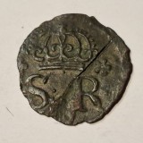 Polonia 1 schilling/ Szelag cu coroana 1622 /Cracovia argint Sigismund lll Vasa RaR