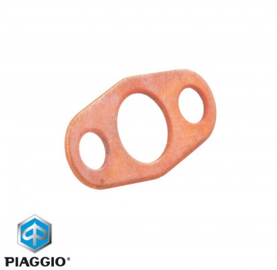 Garnitura cupru chiulasa (secondary air gasket) originala Aprilia Mojito - Piaggio Fly - Liberty - Vespa LX - LXV - S 4T AC 125-200cc foto