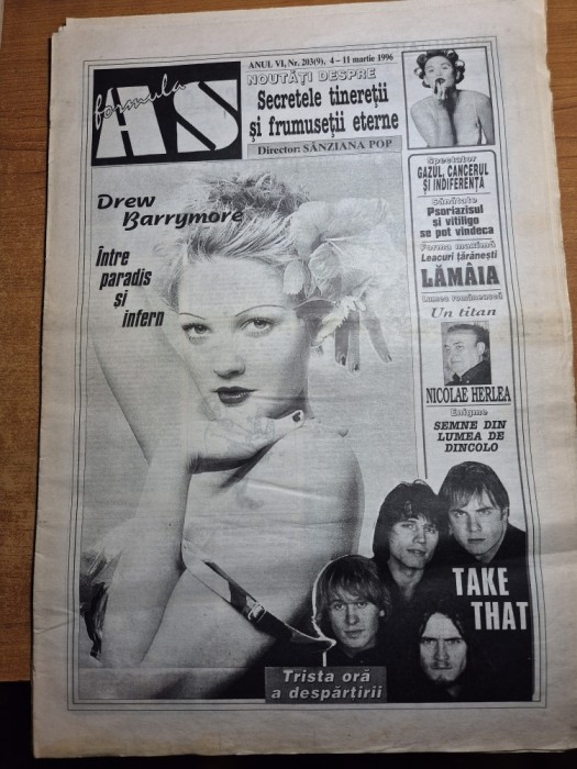 ziarul formula as 4 -11 martie 1996 - nicolae herlea ,mircea ciobanu