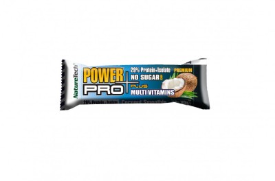 Baton energizant POWER PRO PLUS 29% proteina, FARA ZAHAR, cu vitamine, cu aroma foto