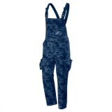 Cumpara ieftin Pantaloni de lucru cu pieptar, salopeta, model Camo Navy, marimea XXL/56, NEO