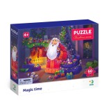 Puzzle - Magia cu tematica de iarna (60 piese), Dodo