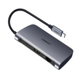 6in1 USB-C PD C Type USB C to 4K HDMI USB-C PD RJ45 2x USB 3.0