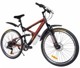 Bicicleta MalTrack MTB 26&quot; culoare negru/rosu Mountain Bike