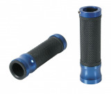 Manere ghidon motocicleta Metal Grips 2buc - Albastru Garage AutoRide