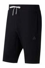 Pantaloni scurti barbati Reebok Les Mills Twill Shorts Negru foto