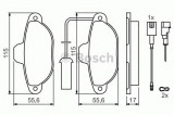 Set placute frana,frana disc FIAT PUNTO Van (188AX) (2000 - 2009) BOSCH 0 986 424 379