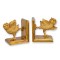 Set doua opritoare bufnite aurii pentru carti CW-35