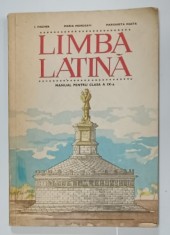 LIMBA LATINA , MANUAL PENTRU CLASA A IX -A de I. FISCHER ...MARGARETA NASTA , 1979