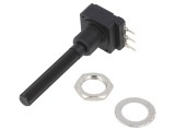 Potenţiometru axial 20k&Omega; 200mW THT 6mm plastic mono cărbune