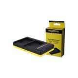 Panasonic BCG10E BCG10 Dual Quick baterie / &icirc;ncărcător de baterie cu cablu Micro-USB - Patona