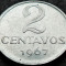 Moneda 2 CENTAVOS- BRAZILIA, anul 1967 *Cod 1610