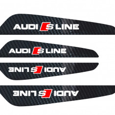 Set protectii usi Carbon 5D - Audi S-line