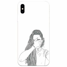 Husa silicon pentru Apple Iphone XS, Dont Look foto