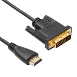 Cablu hdmi dvi d, 24+1, 3M lungime, negru
