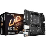 PLACA de BAZA Gigabyte &quot;A520I AC&quot;, skt AM4, mini ITX, AMD A520, 2 x DDR4, max. 64 GB, 4 x SATA, 1 x M.2, 7.1, &quot;A520I AC&quot;
